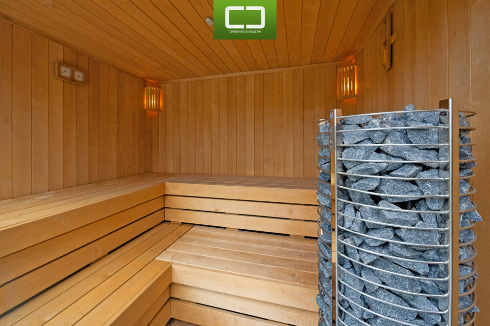 container sauna