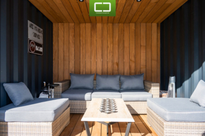 Container atelier en lounge