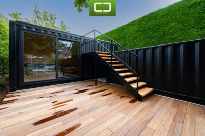 20ft container pool en kantoor