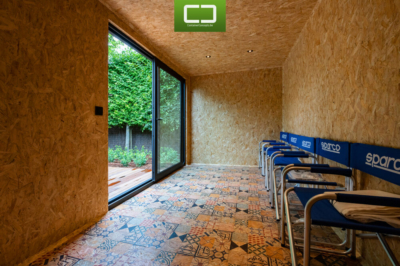 20ft container pool en kantoor