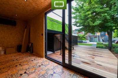 20ft container pool en kantoor