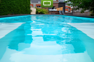 20ft container pool en kantoor