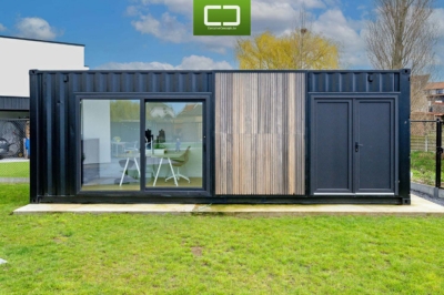 Container kantoor en berging