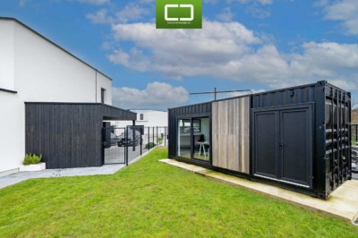 Container kantoor en berging