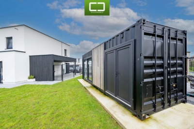 Container kantoor en berging