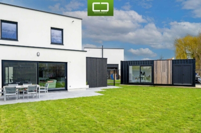 Container kantoor en berging