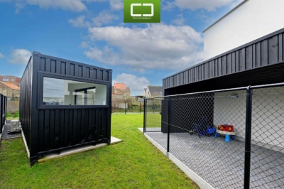 Container kantoor en berging