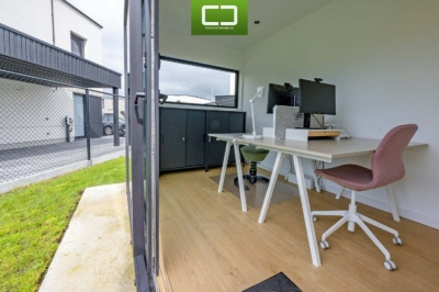 Container kantoor en berging