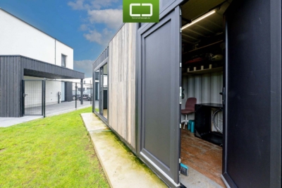 Container kantoor en berging