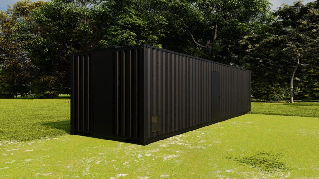 40ft container garage Monaco - side