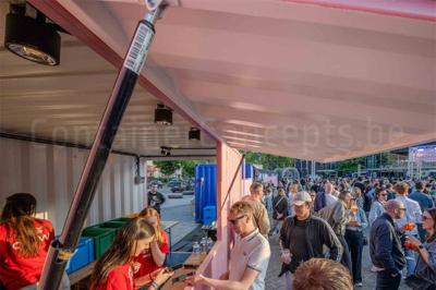 Flying Pig barcontainer luifel