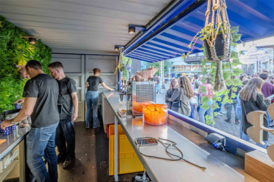 Flying Pig barcontainer toog