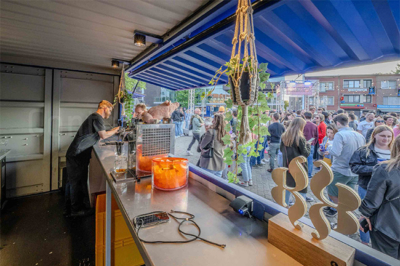 Flying Pig barcontainer binnen 2