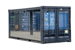 Conteneur vitrine 20ft