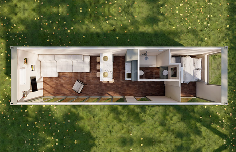 pool house miami top view